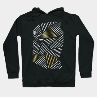 Ab Linear Black Gold New Hoodie